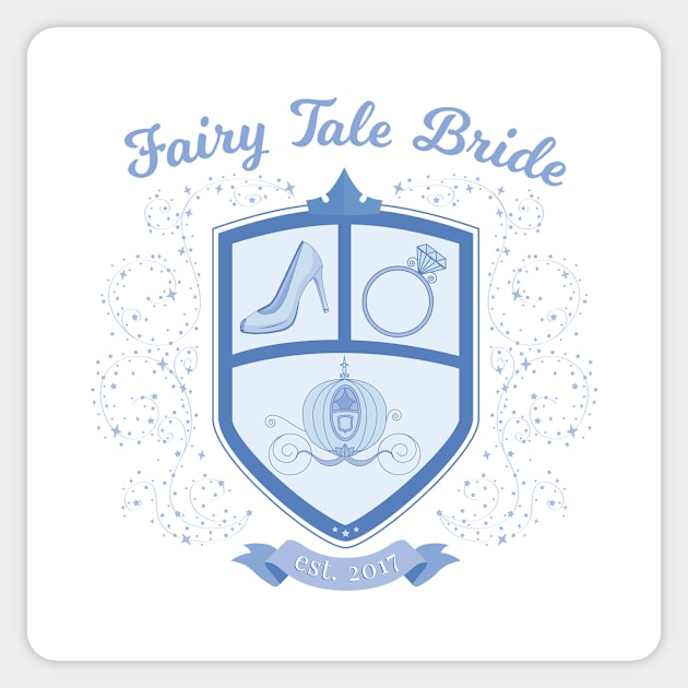 Fairy Tale Bride Crest - 2017 Sticker by fairytalelife